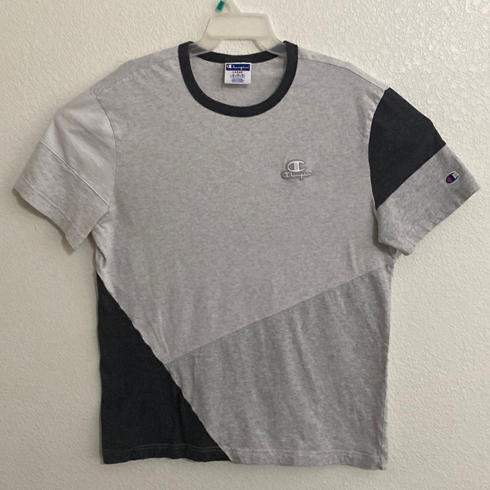 CHAMPION Men’s Tri Color T Shirt Size L
